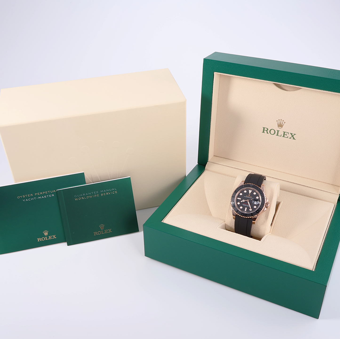 ヨットマスター40 116655 エバーローズゴールド 黒文字盤