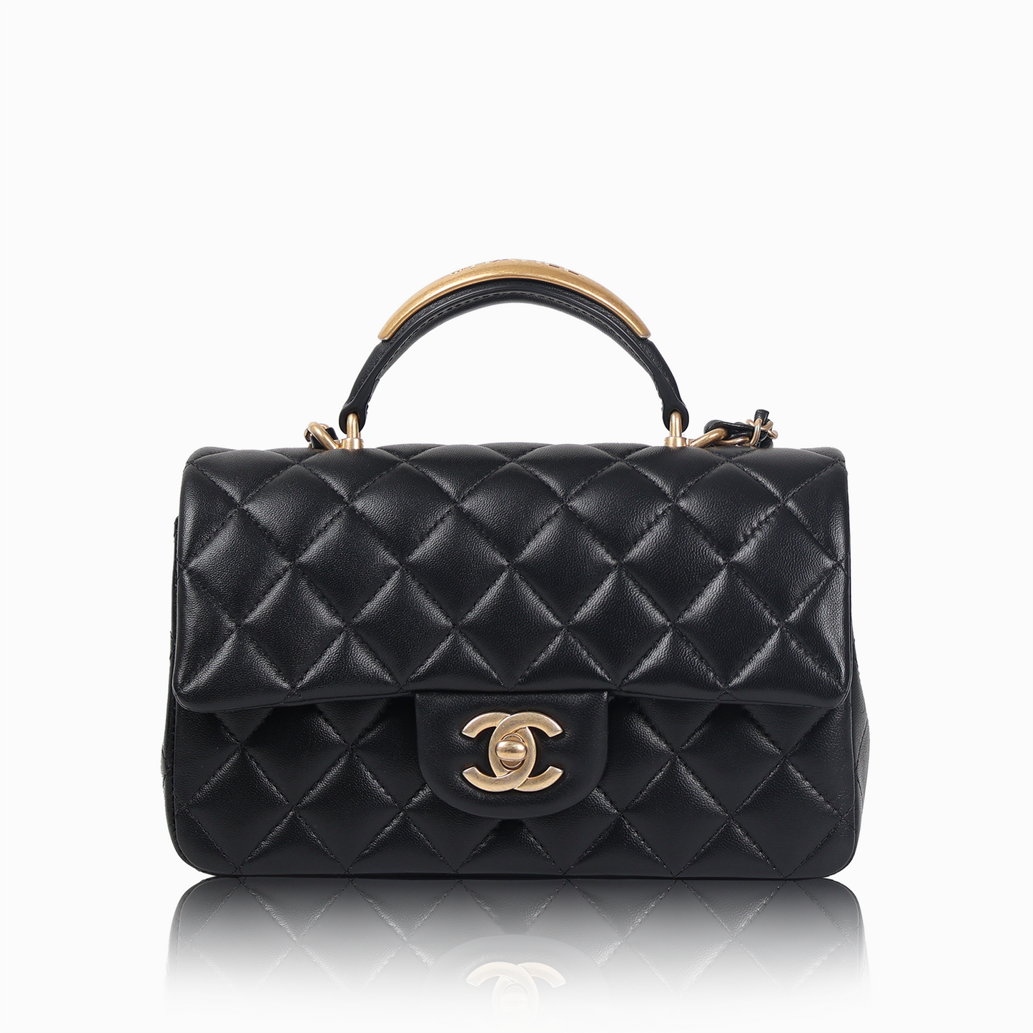 ミニマトラッセ トップハンドル ブラック ゴールド金具