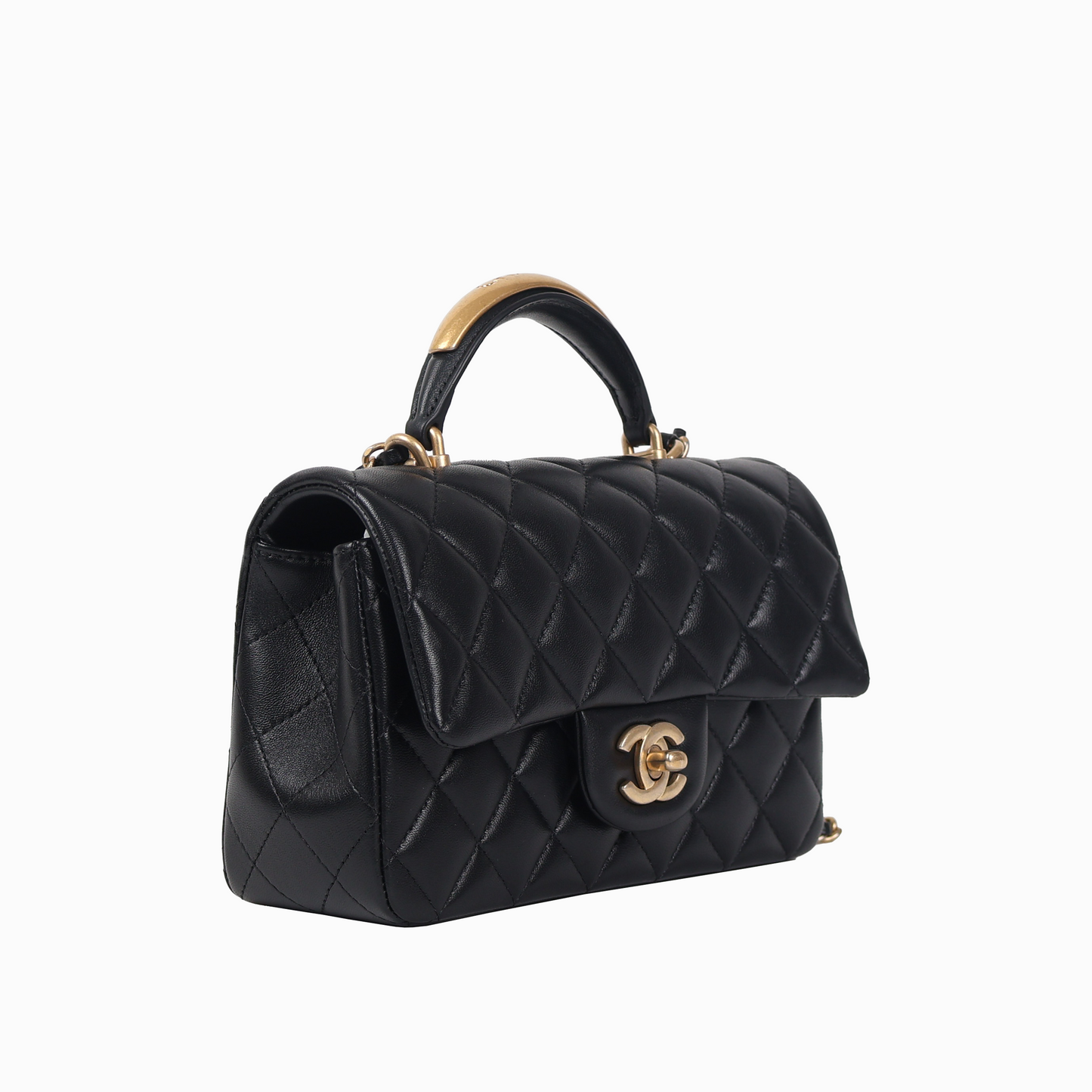 ミニマトラッセ トップハンドル ブラック ゴールド金具