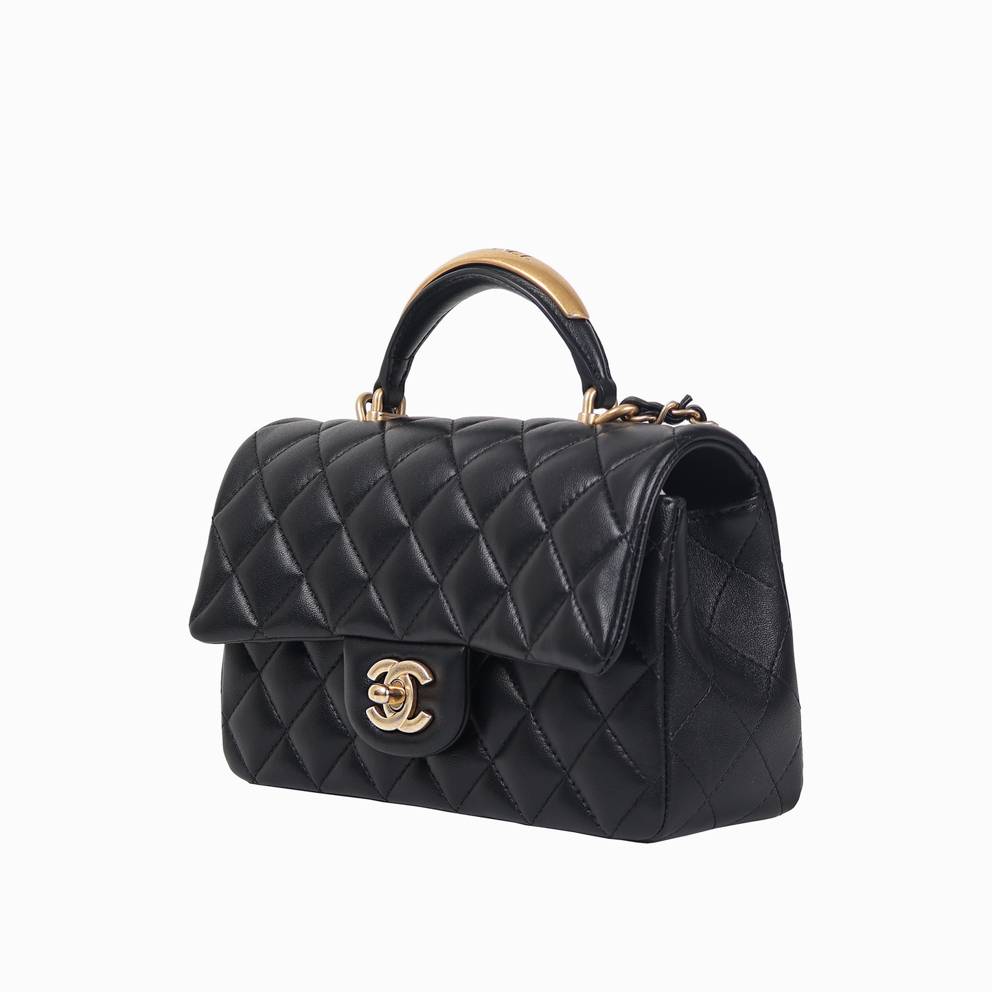 ミニマトラッセ トップハンドル ブラック ゴールド金具