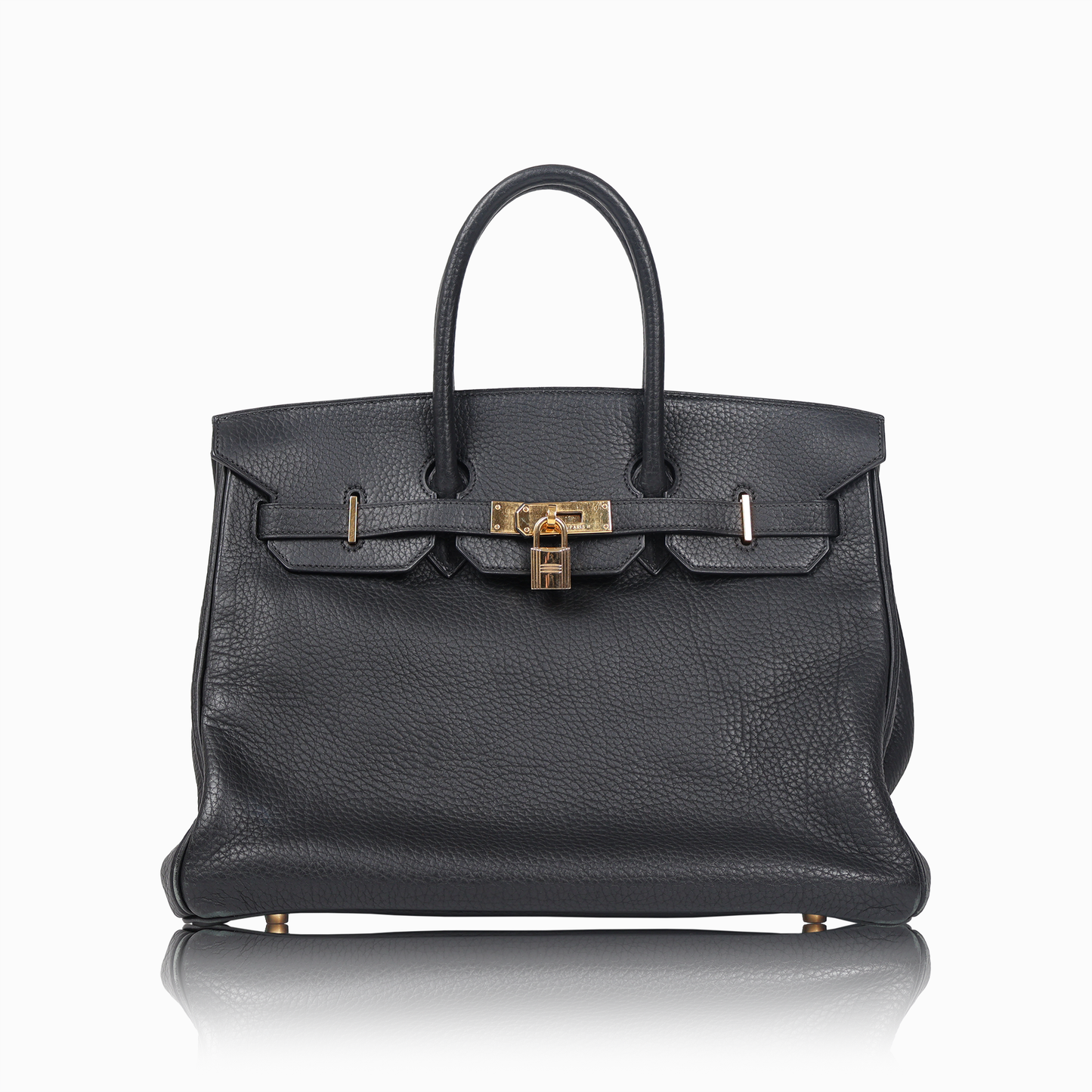 バーキン35 ブラック ゴールド金具 トゴ □H刻印