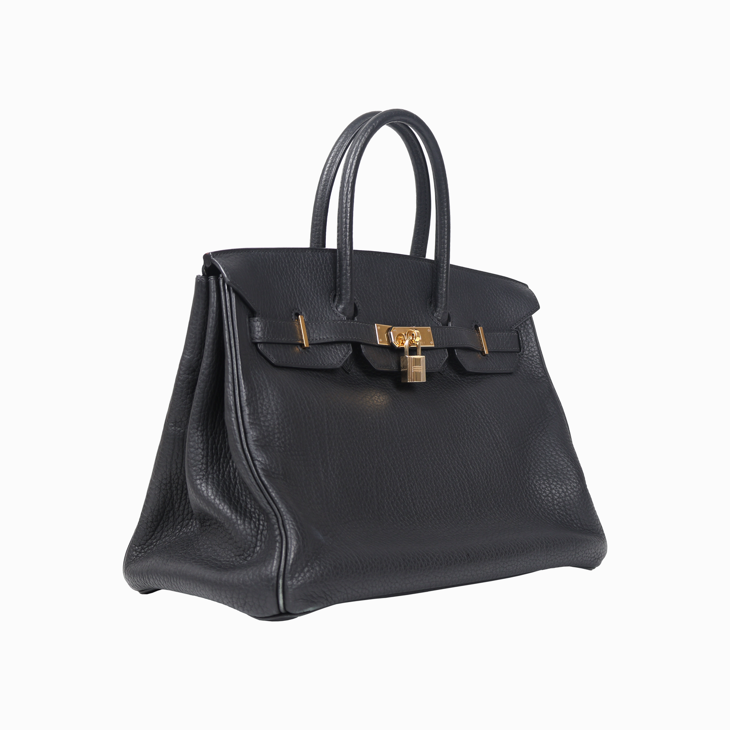 バーキン35 ブラック ゴールド金具 トゴ □H刻印