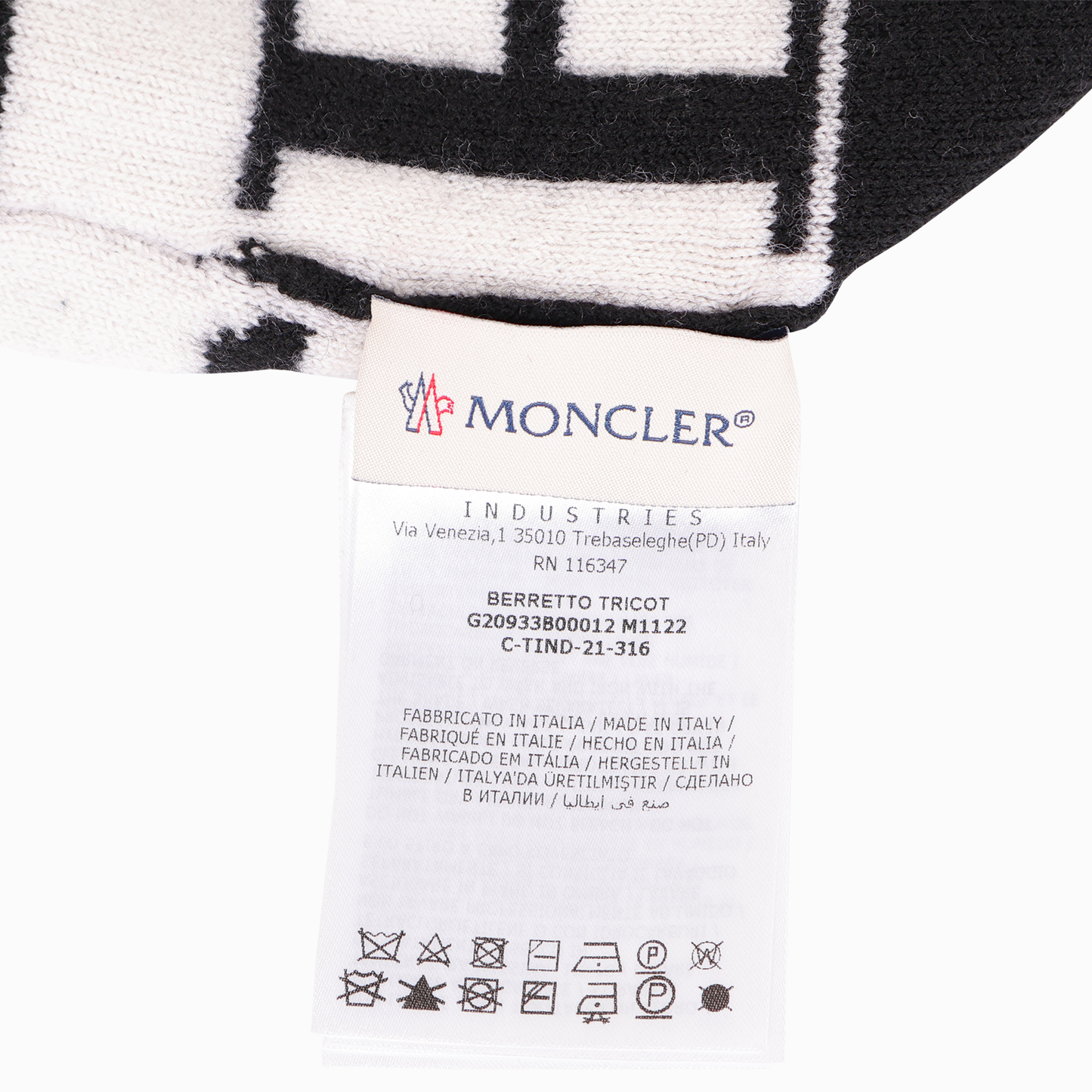 ニットキャップ ブラック