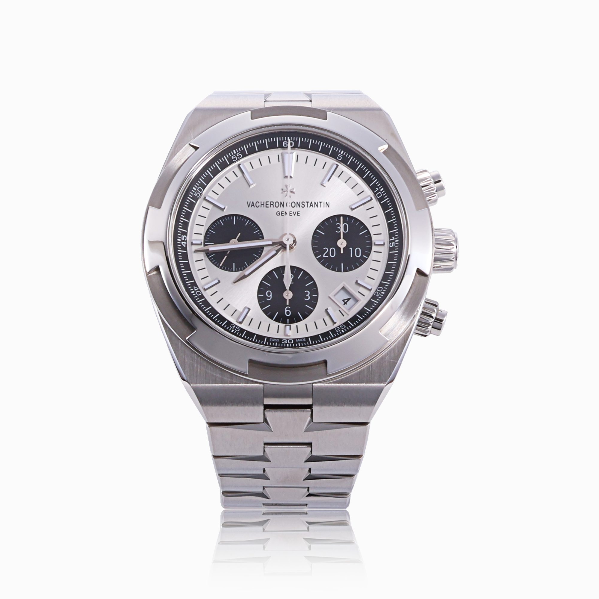 オーヴァーシーズ・クロノグラフ 5500V/110A-B686 シルバー - ブランド