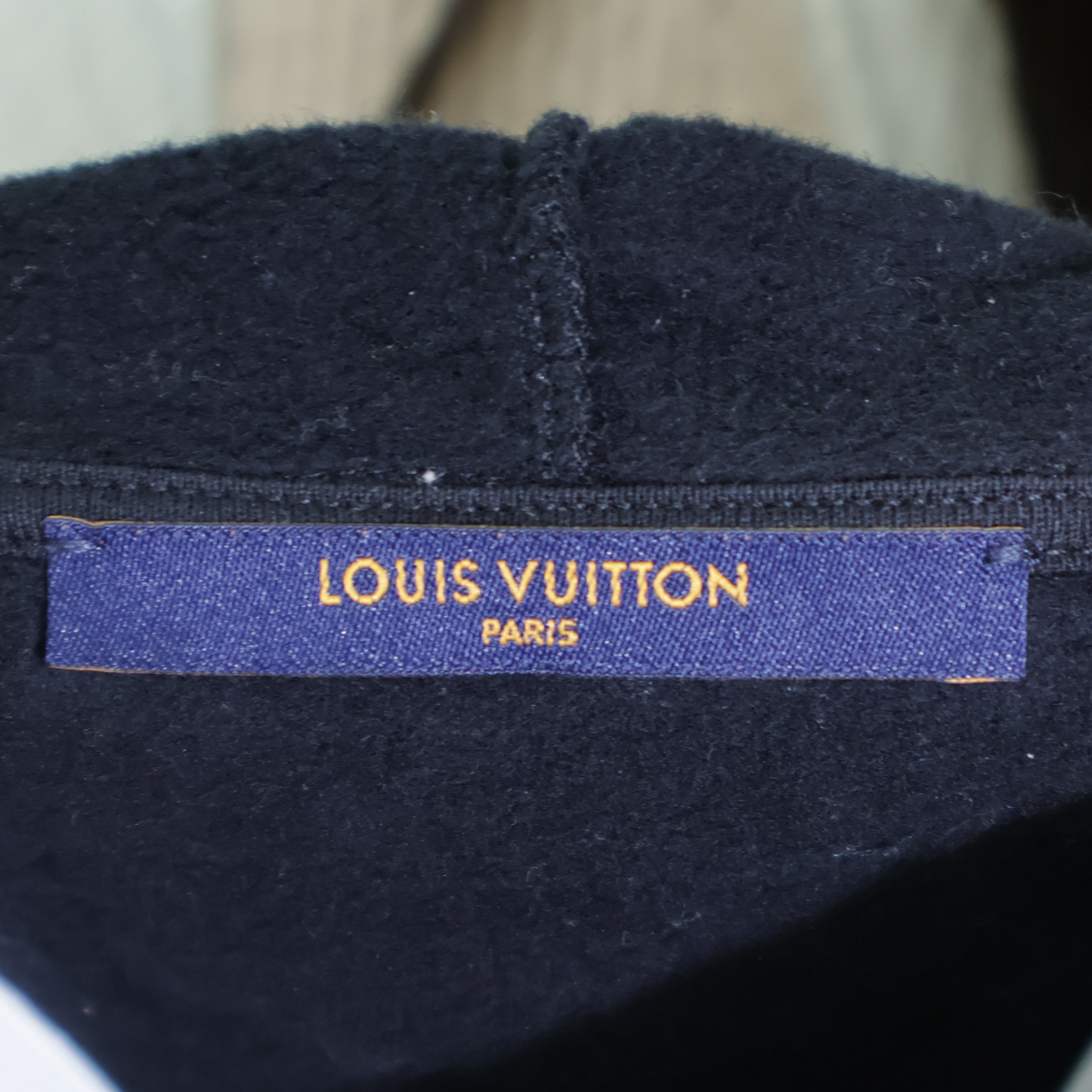 LV グラフィック ロゴ フーディ ブラック