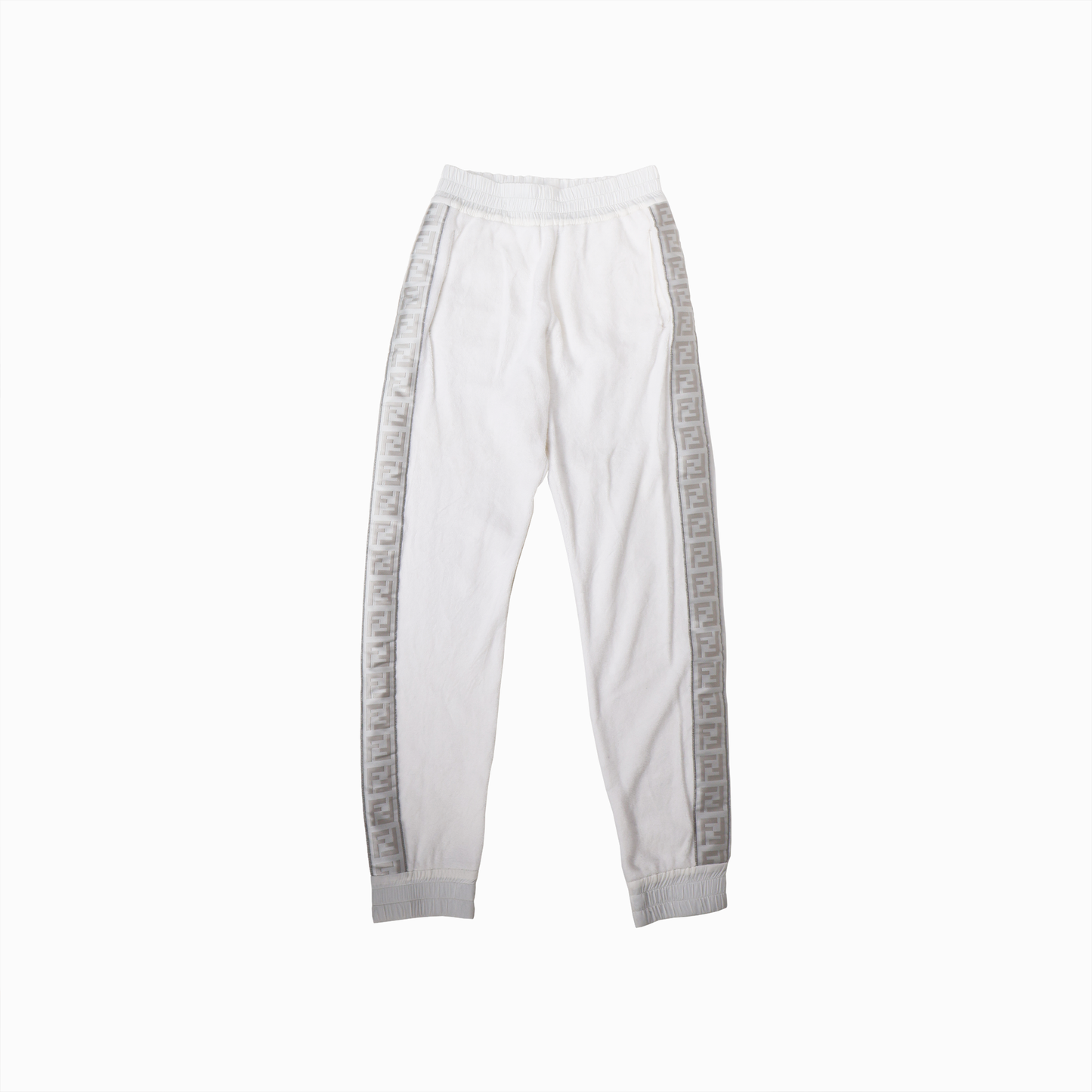 ホワイト フリース パンツ コットン