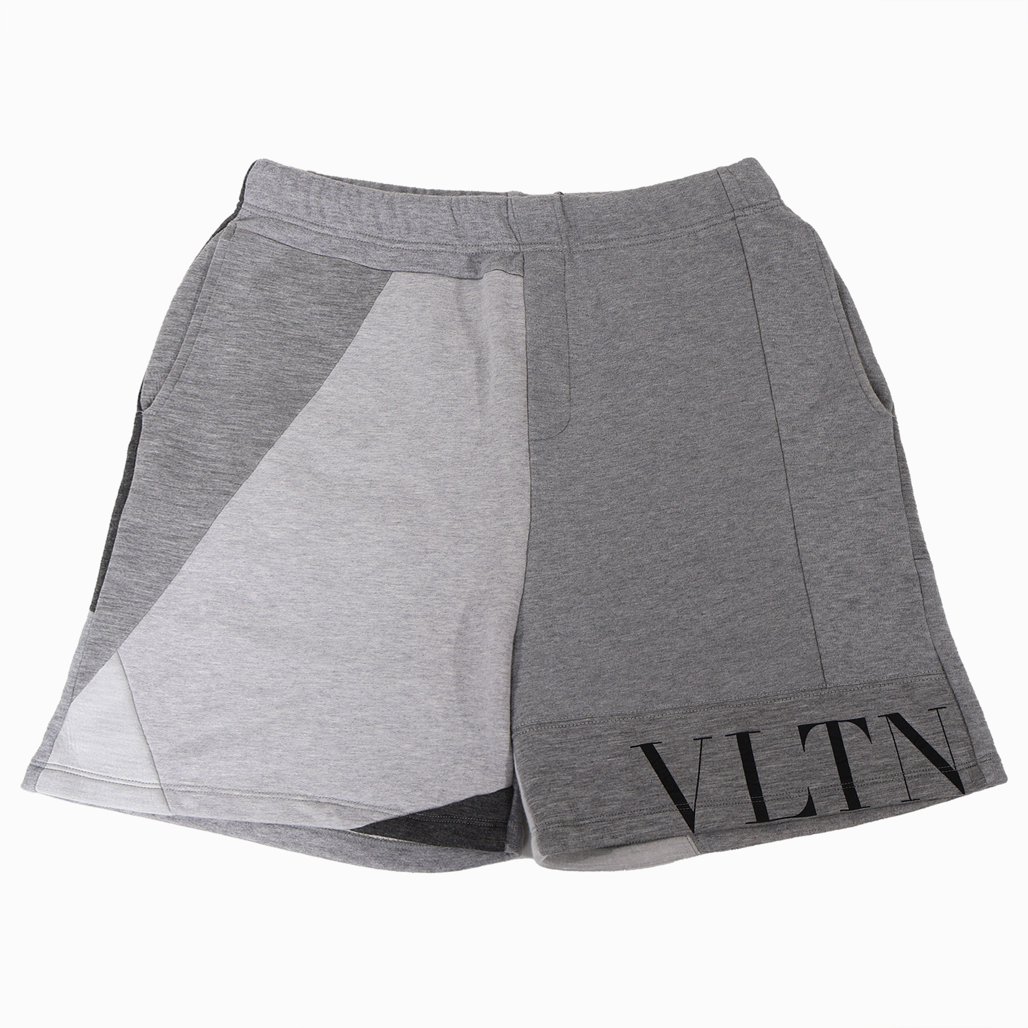 VLTN ジャージーショーツ グレー パッチワーク - ブランドジャパン