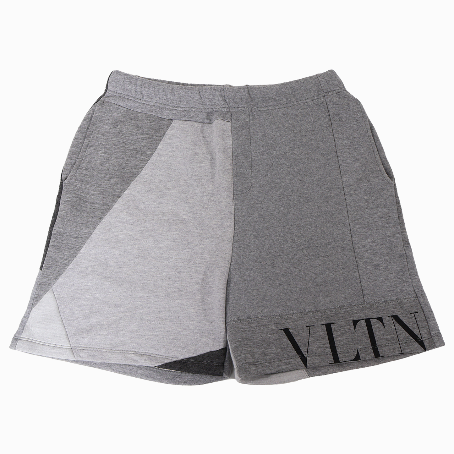 VLTN ジャージーショーツ グレー パッチワーク