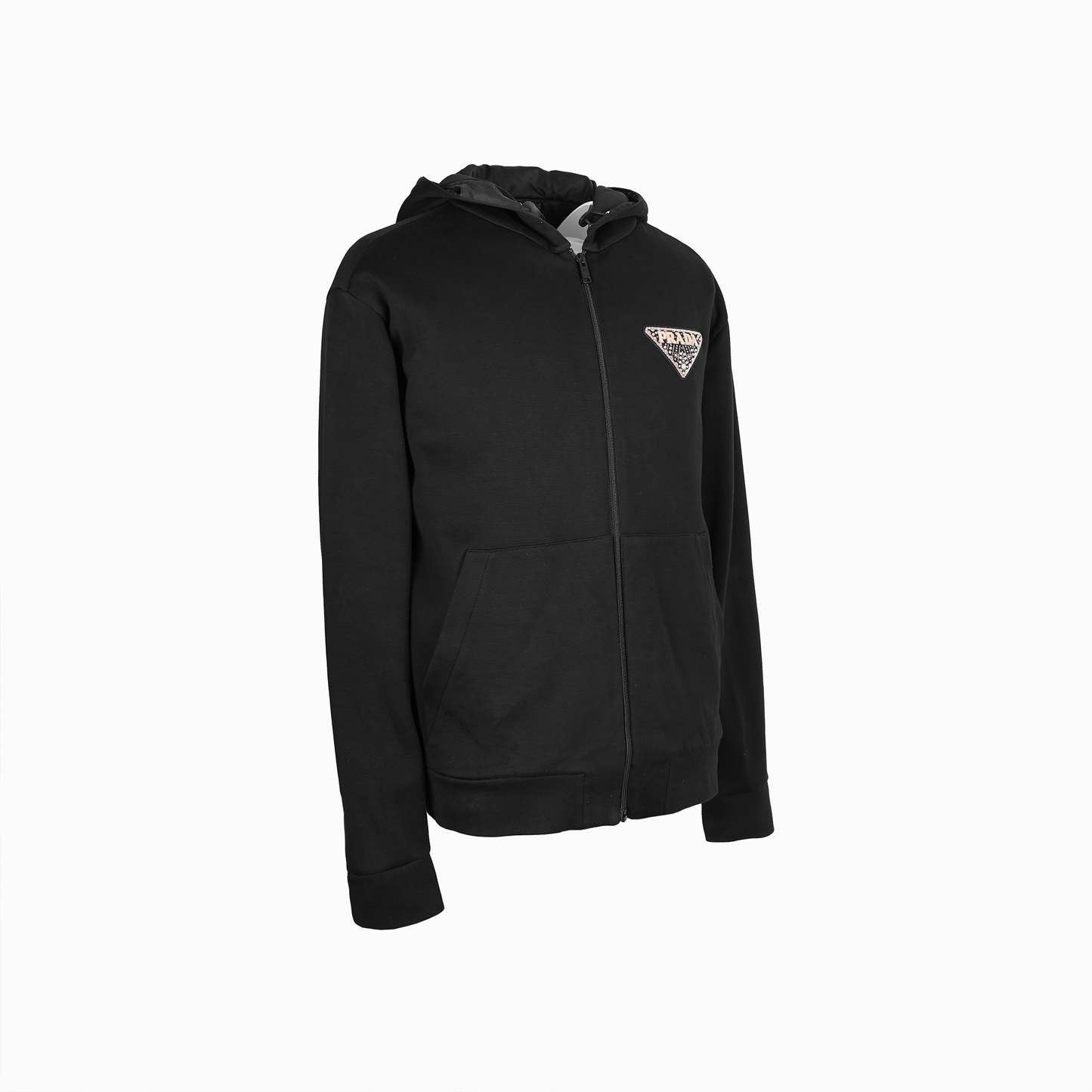 テクニカルファブリック Re-Nylon スウェットシャツ ブラック