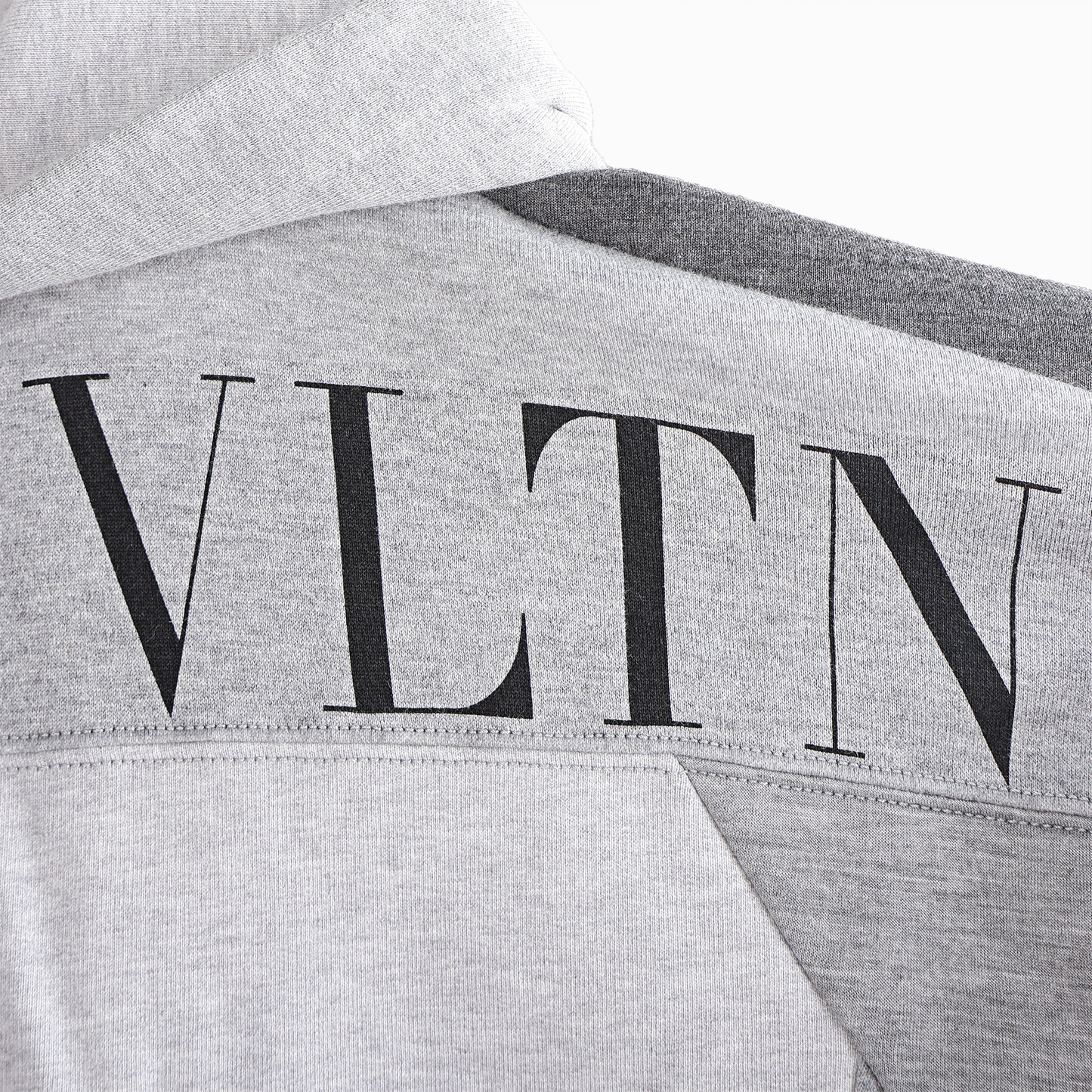 VLTN スウェットシャツ グレー パッチワーク