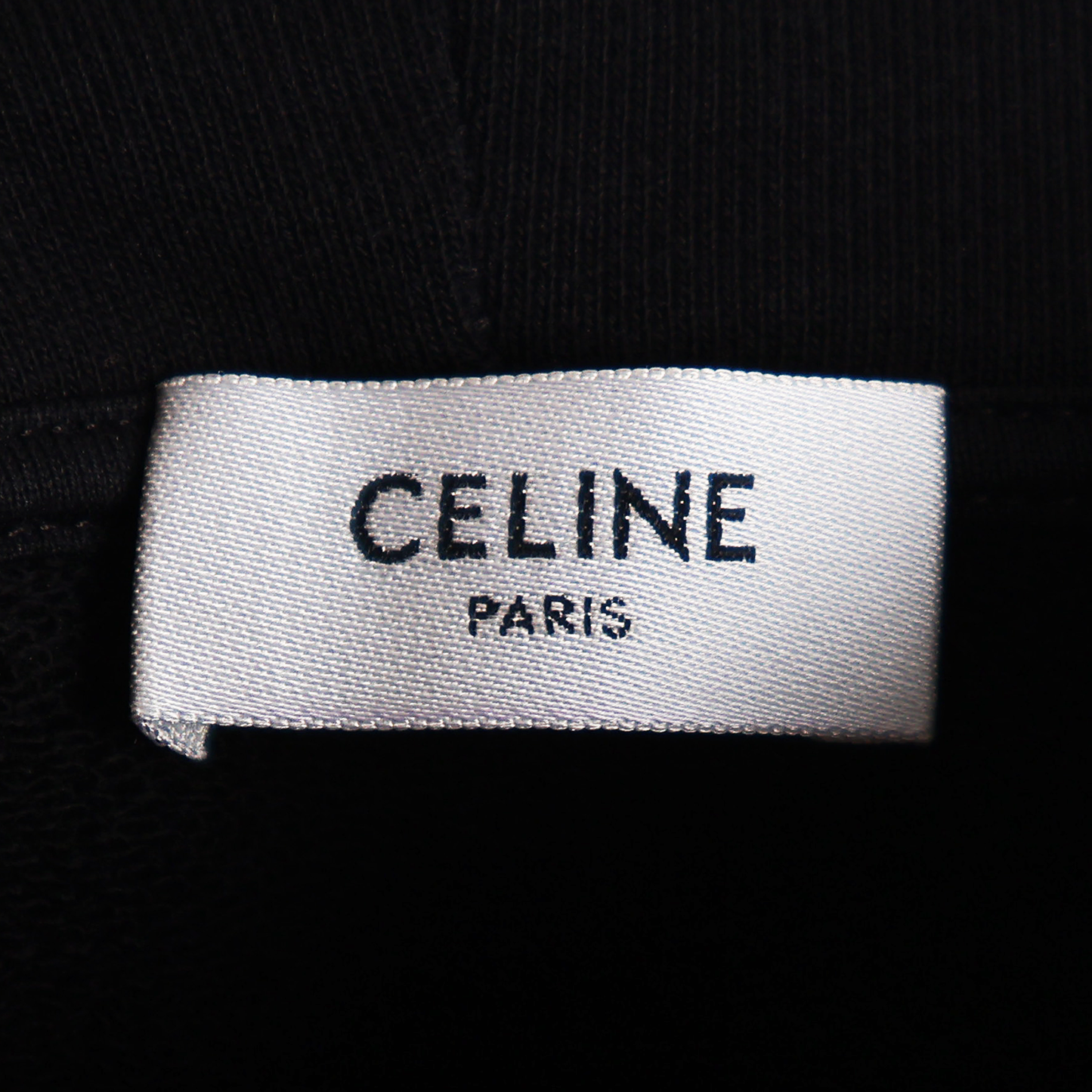 エンブロイダリールーズフーディー コットンフリース ブラック