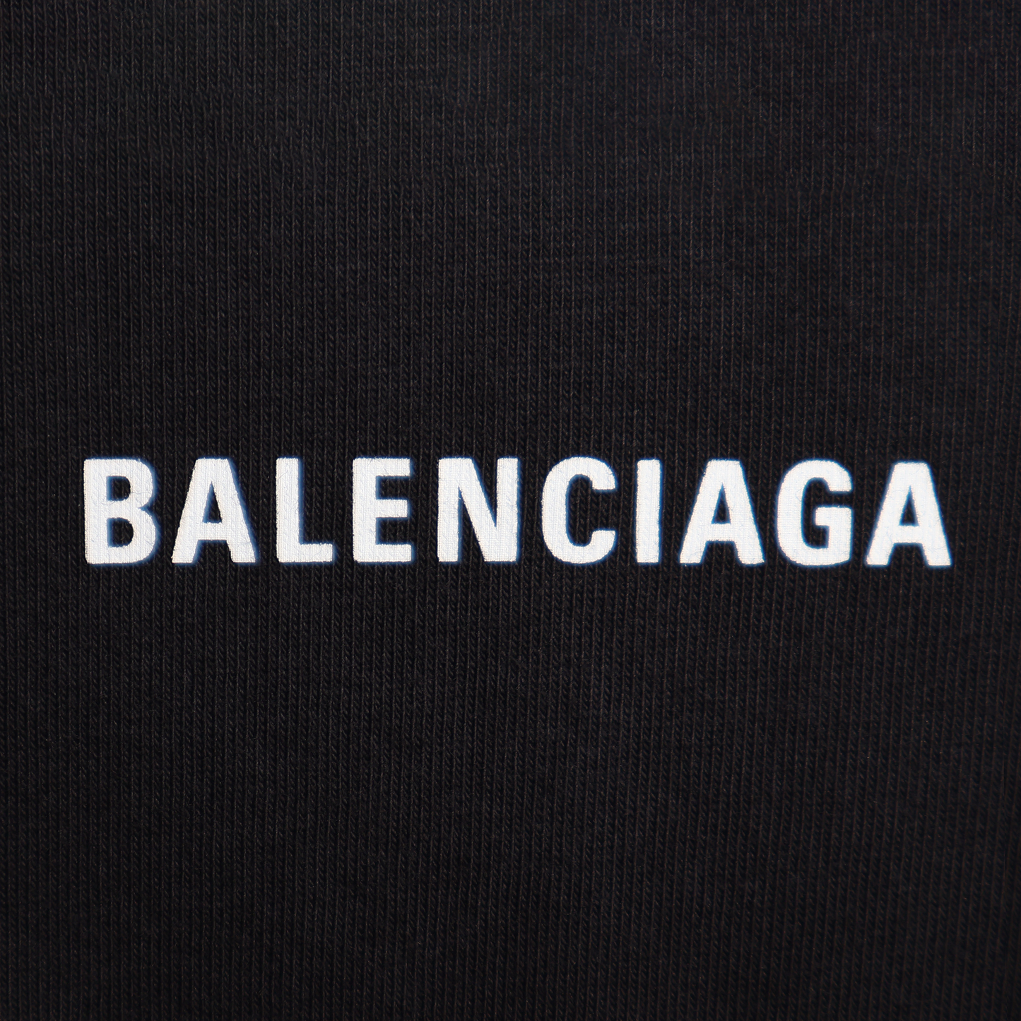 バックロゴプリント Tシャツ ブラック