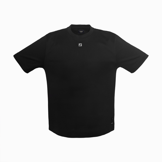 ブラックコットンTシャツ ブラック