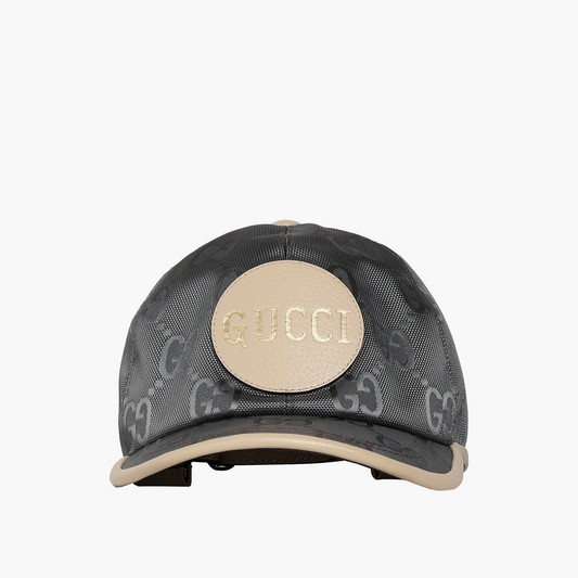 Gucci Off The Grid ベースボールキャップ グレー×アイボリー