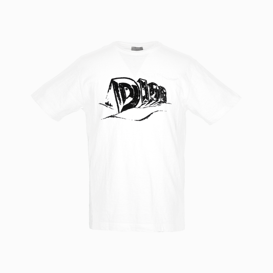 スラブコットン ジャージーロゴTシャツ ホワイト