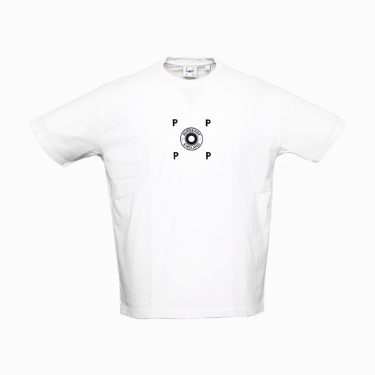 ロゴグラフィック コットンTシャツ ホワイト