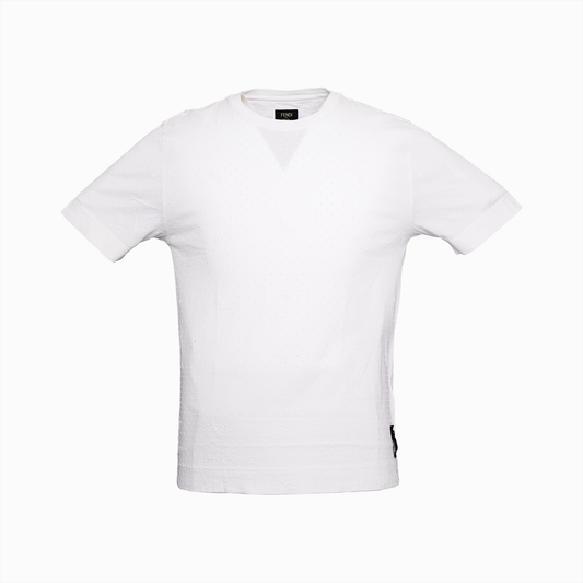 カットソー ポップアップロゴ ドットTシャツ ホワイト