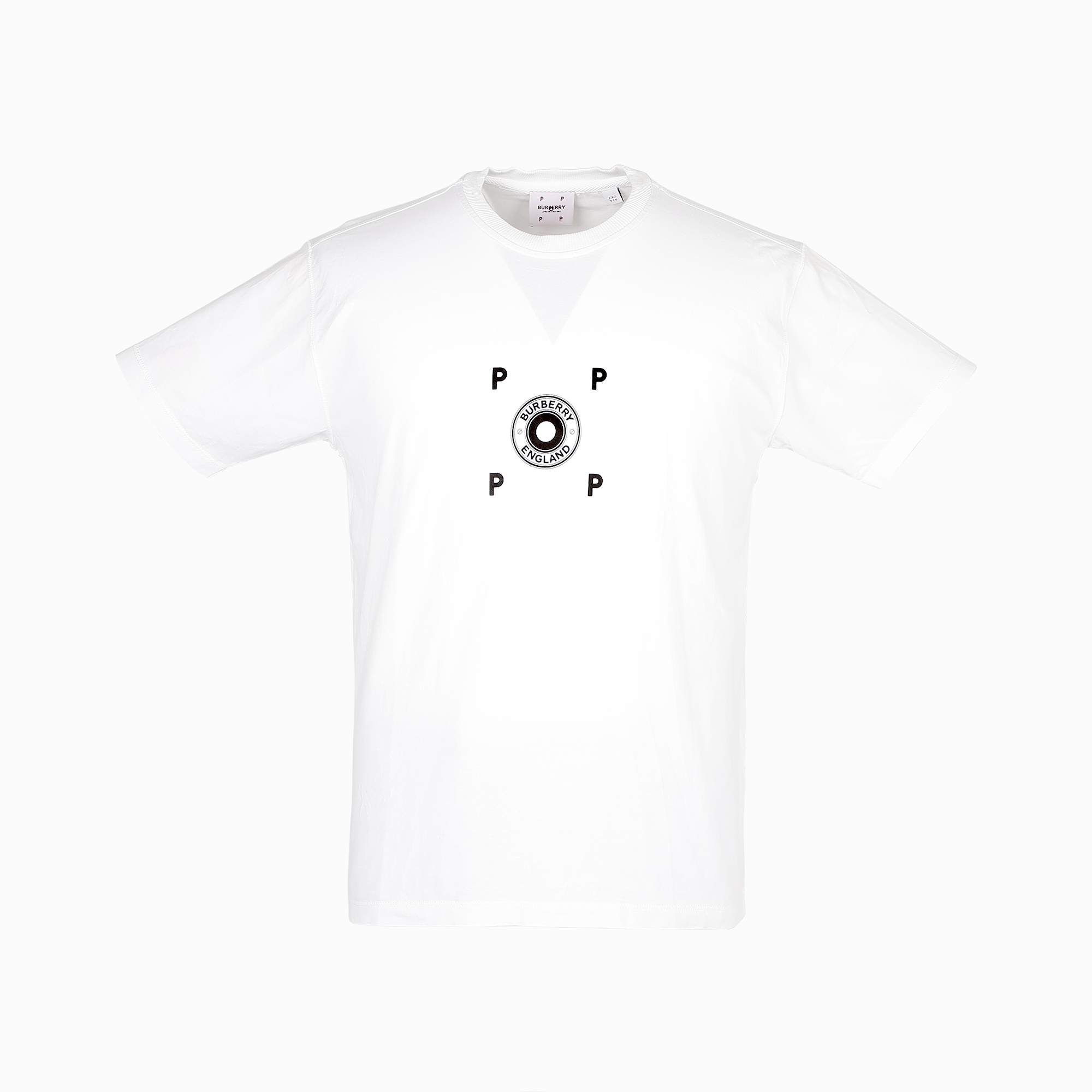 ロゴグラフィック コットンTシャツ ホワイト - ブランドジャパン